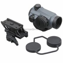 【新品☆即納】Vector Optics Maverick-II 1×22 GRA Reflex Sight Graphite【品番：SCRD-GY12】0192687279937*_画像6