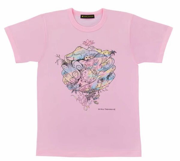 2019年　24時間テレビ　嵐　大野智デザイン　チャリTシャツ　ピンク　S