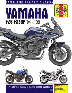 ★新品★送料無料★ヤマハ Yamaha FZ6 Fazer '04-'08 ★ヘインズ解説マニュアル★