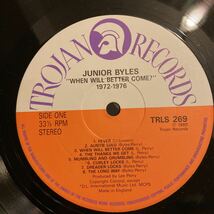 Junior Byles 【When Will Better Come? 1972 - 1976】TRLE269 1988 Reggae_画像4