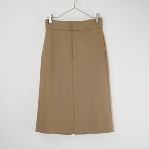 定価4.0万 08sircus ゼロエイトサーカス vintage melton tight skirt ビンテージ メルトン タイトスカート ウール ベージュ ミディ丈