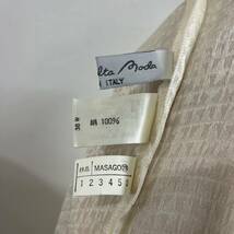 LEILIAN シルクシャツ イタリア製生地 デザインシャツ 総柄ブラウス 比翼仕立て 極上素材 絹100％ レリアン【レターパックライト郵送可】A_画像10