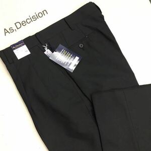 ★新品★未使用【クリアランスセール】As,Decision COOL BIZ（クール・ビス） /ブラック系　スリップ止め×腰裏/GOLF /2タック サイズ88