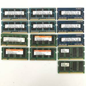 MF1/53　SK Hynix ハイニックス ノートPC用メモリ 13枚セット 大量 まとめ SDRAM DDR ジャンク 動作未確認 HMT325S6BFR8C HMT351S6CFR8C 等