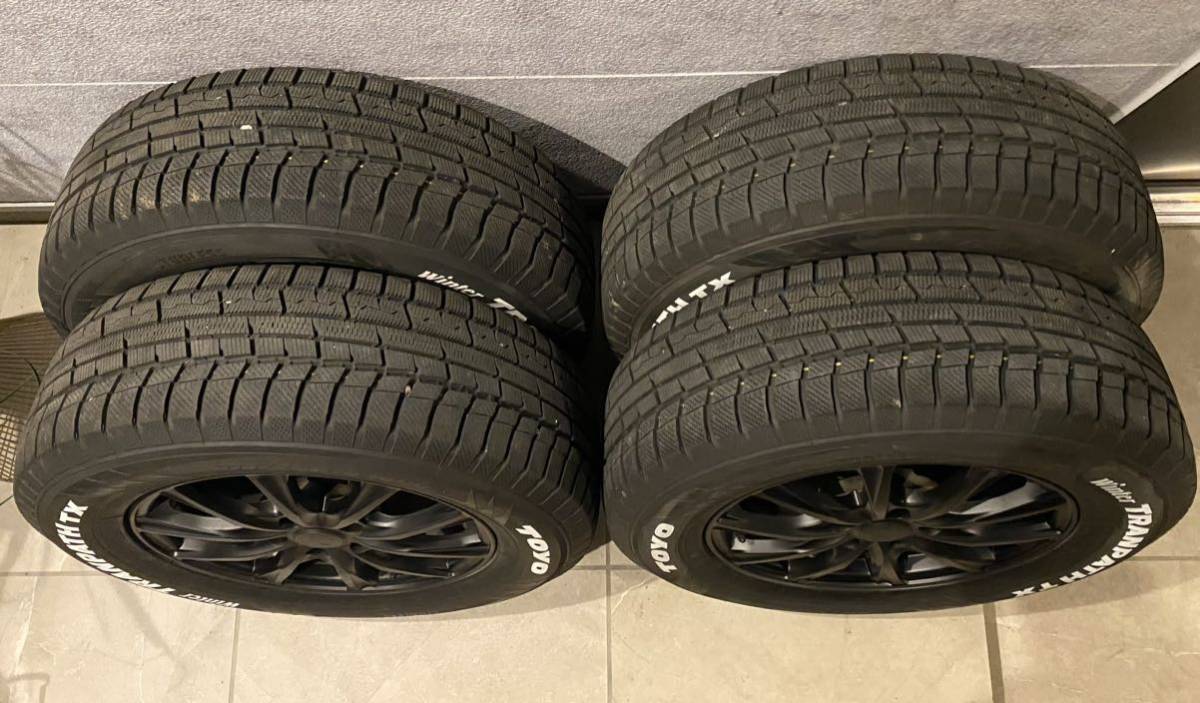超超バリ山!2020年製16インチアルミ&スタッドレス4本 約9分山