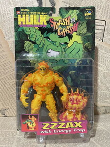 ☆1990年代/超人ハルク/アクションフィギュア/即決ビンテージ/Toybiz/The Incredible Hulk/Action Figure(Zzzax/MOC) MA-169