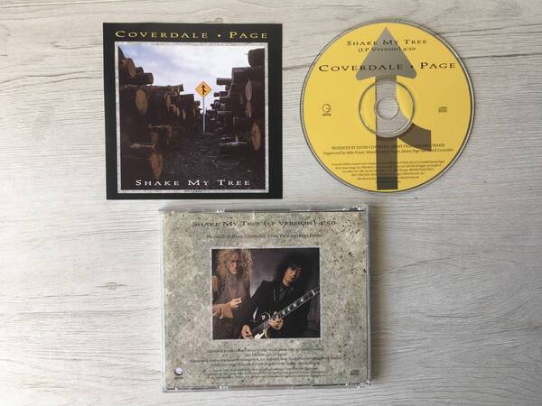 COVERDALE PAGE SHAKE MY TREE US盤 PROMO