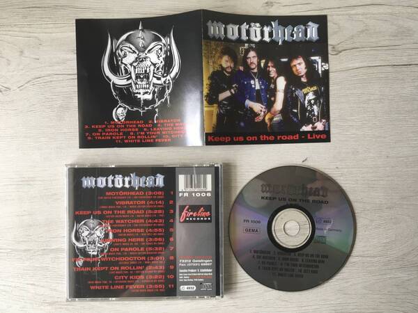 MOTORHEAD KEEP US ON THE ROAD-LIVE ドイツ盤