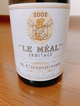 2002年 M.シャプティエ ル メアル エルミタージュ ルージュ M. Chapoutier Ermitage Le Meal_画像1