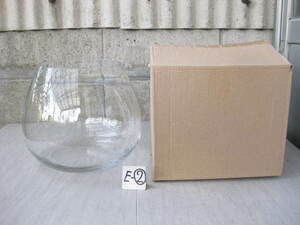 モスグラス　Moss Glass 　type L　　口径 (20cm)　未使用箱入り　E-② 　　苔テラリウム メダカ 金魚