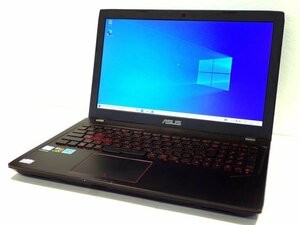 現状品 ASUS FX553VD (FX553VD-FY381T) 15.6インチ ノートPC corei5-7300HQ/8GB/SSD256GB/GTX1050 Fnキー一部破損