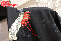 夏新品 セットアップ 花柄 セットアップ 半袖シャツ アロハシャツ 海 リゾート ショーツ 旅行 ハーフパンツ M~5XL選択/ブラック/PA799/M_画像4