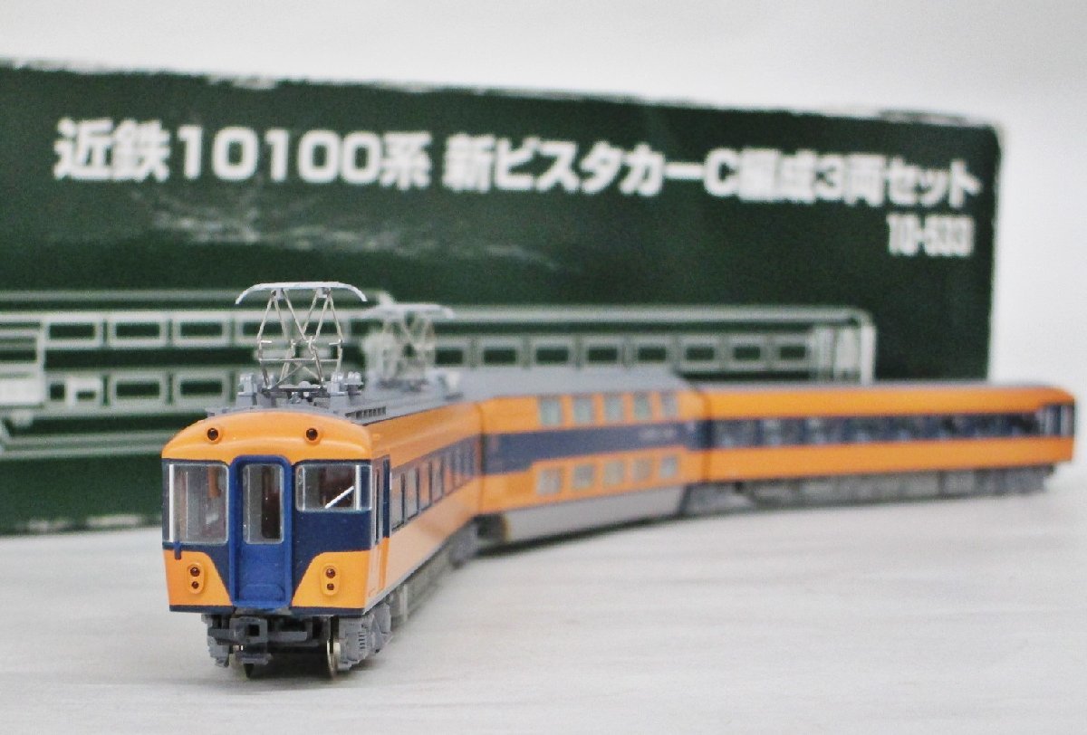 KATO 近鉄10100系新ビスタカー 6両 c編成3両セット-