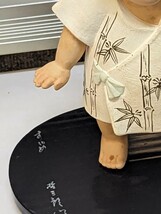 博多人形　すずめ　西頭哲三郎　童物　日本人形　民芸品　工芸品　伝統工芸　にしとう　引取歓迎　八王子_画像4
