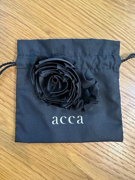 acca ヘアゴム シュシュ 薔薇
