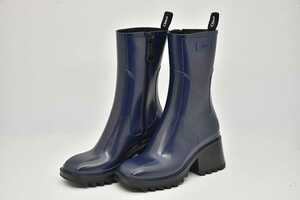  Chloe ChloebetiBETTY rain boots shoes boots navy #36[ as good as new ]