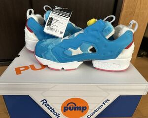 新品未使用 20年製 REEBOK INSTA PUMP FURY OG DRA リーボック ポンプフューリー スニーカーATMOS アトモスDORAEMONドラえもんUS10 28.0㎝