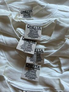 ONEITA オ二ータ 無地 Tシャツ Mサイズ シングルステッチ HANES ANVIL FRUIT OF THE LOOM ヘインズ アンビル フルーツオブザルーム 5