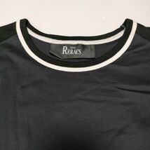 THE RERACS ノースリーブチュニック Ｔシャツ カットソー ネイビー ブラック ザリラクス 3-0727S F90444_画像3