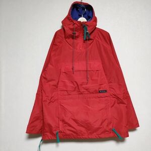 Columbia アノラック GRAND CACHE ANORAK ベンチレーション クレパタ ジャケット 90年代 レッド コロンビア 3-0812T F91725