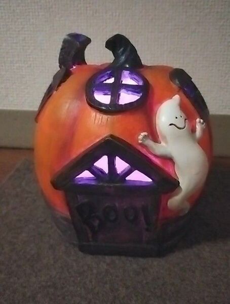 ハロウィン 光る置物 おばけ ジャックオランタン かぼちゃ