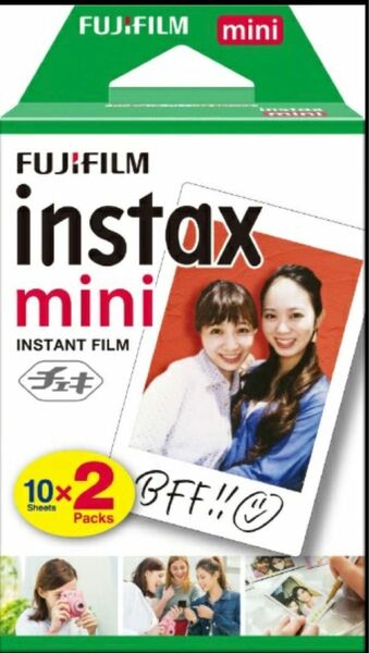 FUJIFILM instax mini チェキ チェキフィルム　20枚