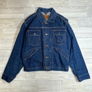 Wrangler/ラングラー/14oz DENIM 111MJ WESTERN JACKET/デニムジャケット/Gジャン/ジージャン/4ポケット/革タグ