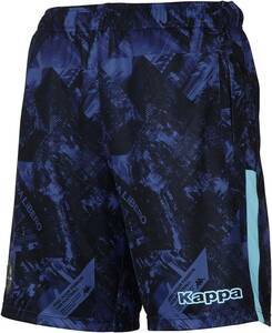 【KCM】Z-iro1-904-O★展示品★【kappa/カッパ】メンズ　プラクティスパンツ　ショートパンツ　ハーフパンツ　KFA12SP21　ネイビー サイズO