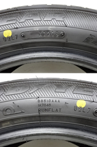 T-486(送料無料/代引きOK)ランクE/D 中古 ランフラット 245/50RF18 GOODYEAR ICENAVI6 2018年 8.5～9分山 スタッドレス 4本SET_画像10