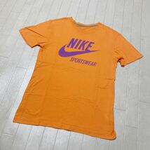 3614☆ NIKE ナイキ トップス 半袖Tシャツ クルーネックTシャツ カジュアル メンズ オレンジ M_画像1