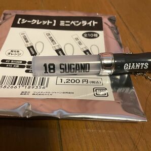 シークレットミニペンライト　第一弾18番菅野智之　読売ジャイアンツ　巨人