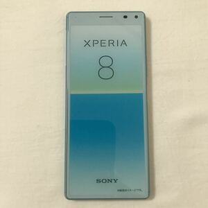 (01) Xperia 8 (ブルー)モックアップ・パープル(商品模型/ダミー)