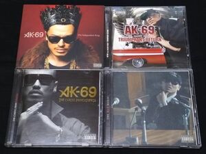 [AK-69初回盤4枚/THE INDEPENDENT KING/RED MAGIC/CARTEL FROM STREETS/TRIUMPHANT RETURN]OZROSAURUS ANARCHY TWO-J DS455 PHOBIA OF THUG