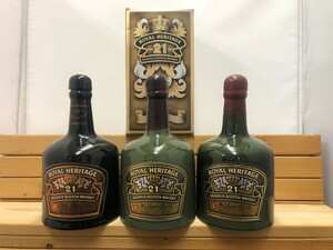 Royal Heritage21年 ３本セット ロイヤル ヘリテージ スコッチ ウイスキー 757ml 750ml 箱 古酒 Scotch Whisky