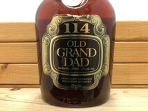 オールド グランド ダッド 114 Old Grand Dad 750ml 57% バーボン ウイスキー Bourbon Whiskey 旧ボトル_画像2