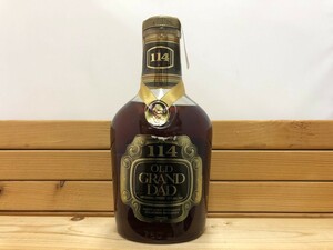 オールド グランド ダッド 114 Old Grand Dad 750ml 57% バーボン ウイスキー Bourbon Whiskey 旧ボトル