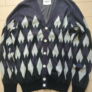 TAKAHIRO MIYASHITA TheSoloist(タカヒロミヤシタザソロイスト) 14SS argyle 16g cardigan（アーガイルカーディガン）表示サイズ:44