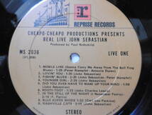 激安大チャンス1点物!!1971年頃?LPジョン・セバスチャンJohn Sebastian/Real Live/US盤買時!!!_画像3