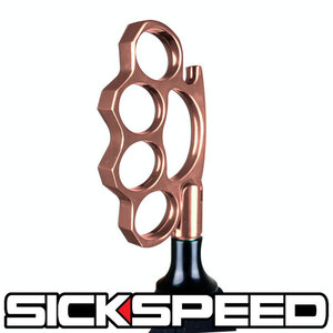 SICKSPEED シフトノブ ローズゴールド メリケン USDM JDM シックスピート 汎用 AT MT メリケンサック スパイク ピンクゴールド