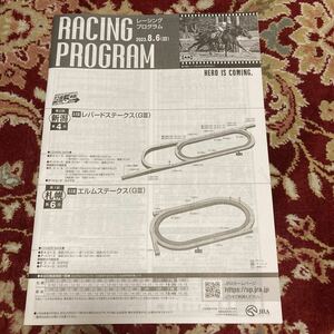 JRA Racing Program 2023.8.6( day ) Leopard stay ks(GⅢ), L m stay ks(GⅢ)