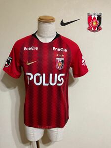 【美品】 NIKE URAWA REDS ナイキ 浦和レッズ 2019 ホーム ユニフォーム トップス Jリーグ サッカー サイズS 半袖 赤 AQ4445-611