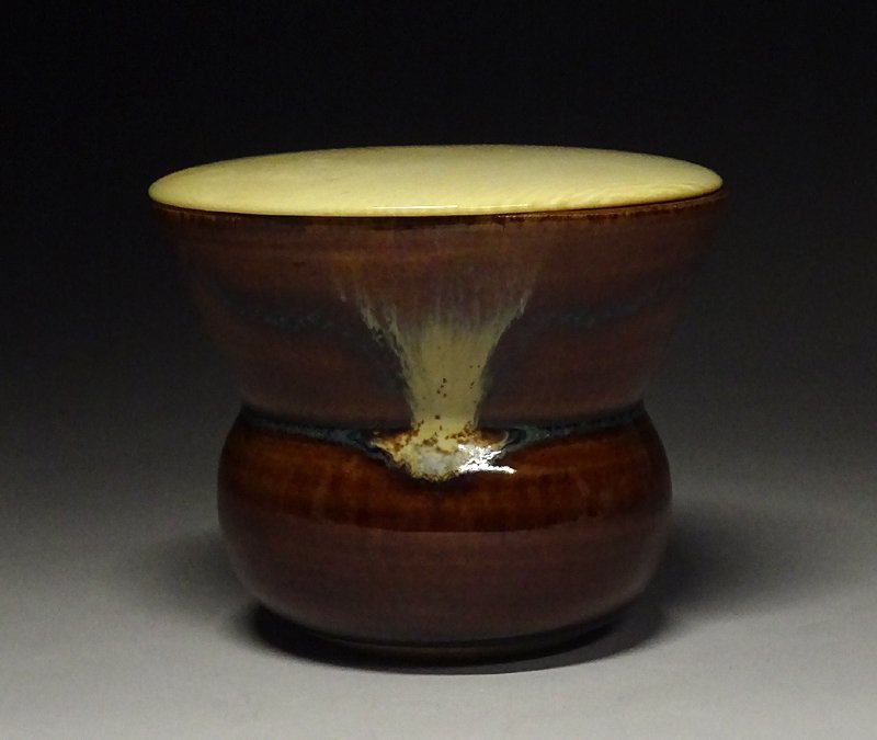 緑屋i□ 時代物唐物茶入替蓋筒仕覆替袋中込眼鏡箱付古高取中国古玩古