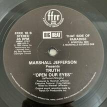 Marshall Jefferson Presents Truth - Open Our Eyes 12 INCH_画像4