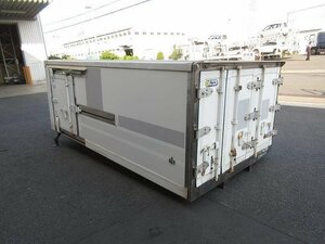 Canter TKG-FBA20 2t　外し　保冷タイプ　アルミcontainer　鍵included　水漏れ無し　来店限定　倉庫としてどうぞ