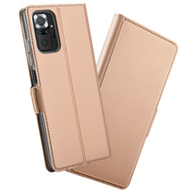 【送料無料】Xiaomi Redmi Note 10 Pro 専用 ケース 手帳型ケース カバー 定期入れ ポケット シンプル スマホケース ローズゴールド_画像1