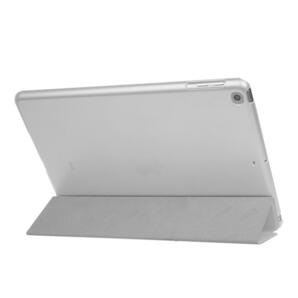 iPad ケース iPad5 / iPad6 / iPad Air1 / iPad Air2 兼用 三つ折スマートカバー PUレザー アイパッド カバー スタンド機能 グレーの画像2