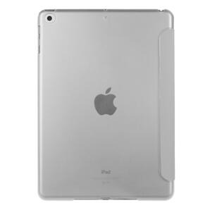 iPad ケース iPad5 / iPad6 / iPad Air1 / iPad Air2 兼用 三つ折スマートカバー PUレザー アイパッド カバー スタンド機能 グレーの画像3