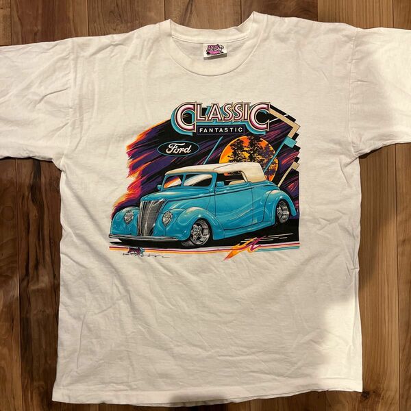 90s Tシャツ ビンテージ ヴィンテージ　FORD classics CAR