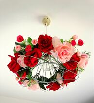 ローズ薔薇バラRose フラワーペンダントライト モダン オシャレ照明_画像2