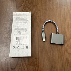508a1027☆ USB Type-C ハブ PD充電 2in1ポート 60W OTG対応 USB-C 変換アダプタ